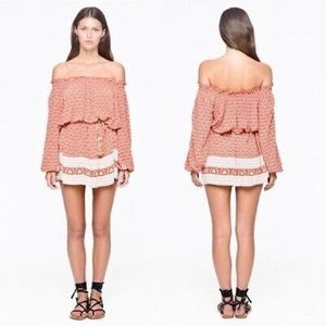 Faithfull The Brand off shoulder dress